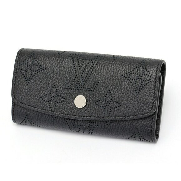 LOUIS VUITTON Black Monogram Leather Key Case - Picture 1 of 5